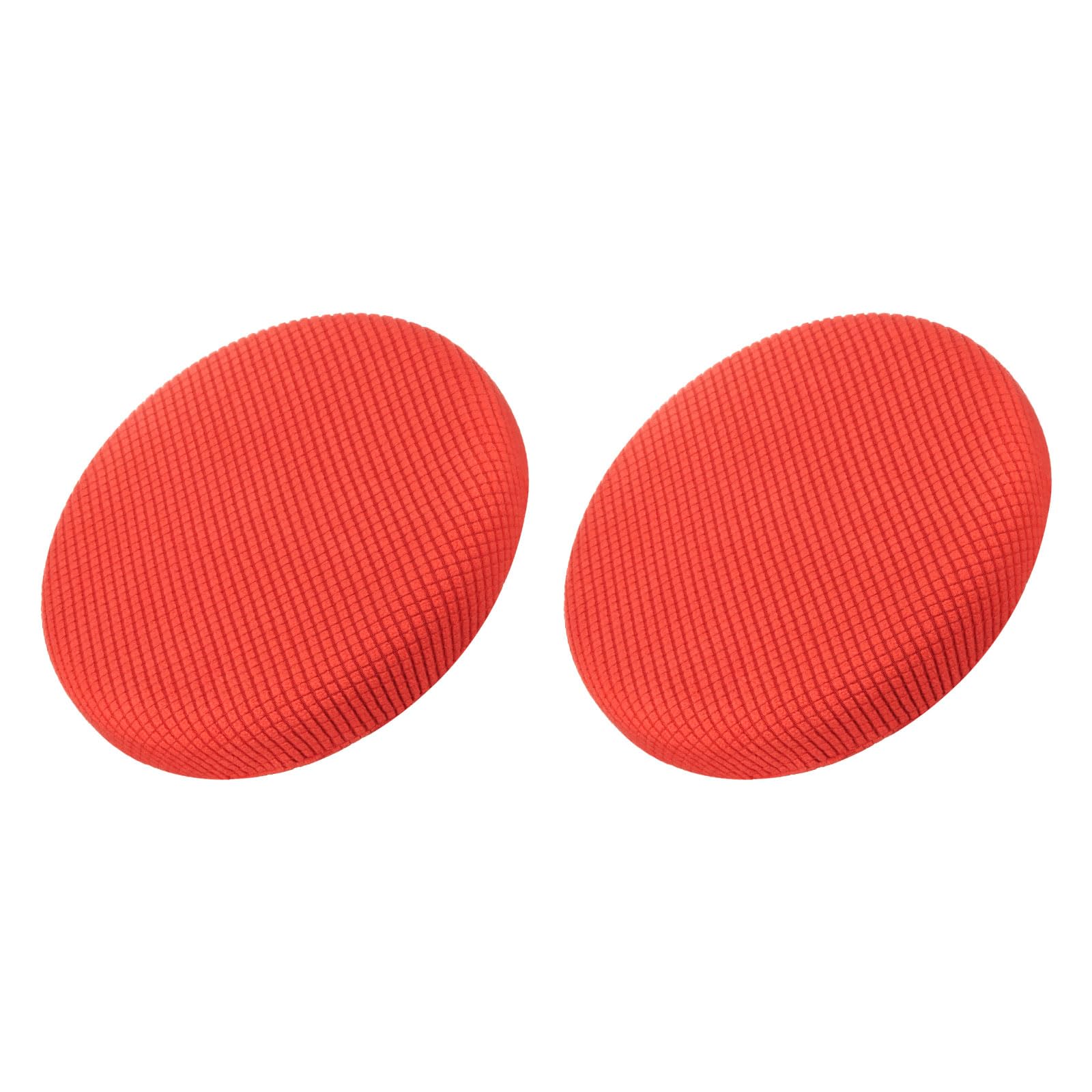 Uxcell 2pcs Upgraded Round Bar Stool Covers, Round Chair Covers Dia.12-14", for Bar Stool Slipcovers Orange