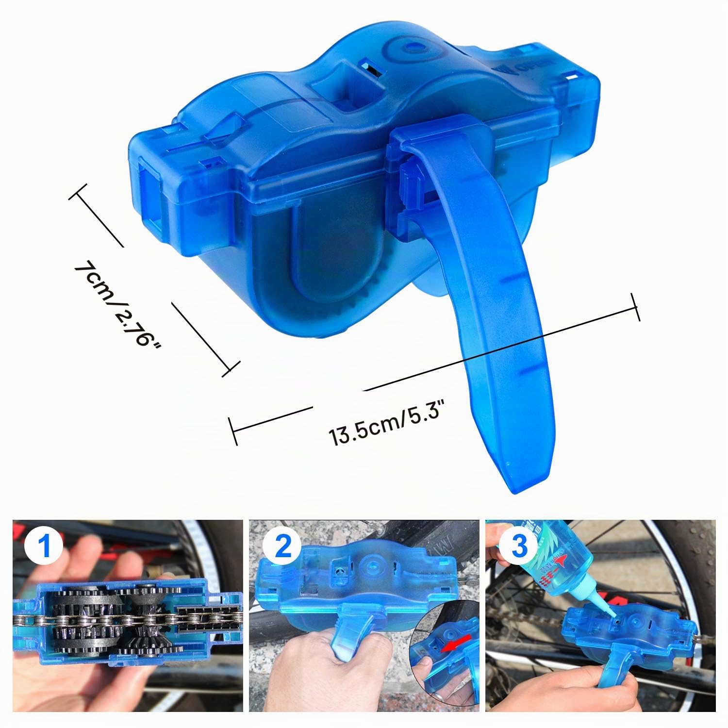 Kit Pulizia Bici, 10 Pezzi Set di spazzole per la Pulizia della Bici, Kit di Pulizia della Bicicletta, per catena della bici, pneumatico, pignone, angolo da ciclismo, sporco