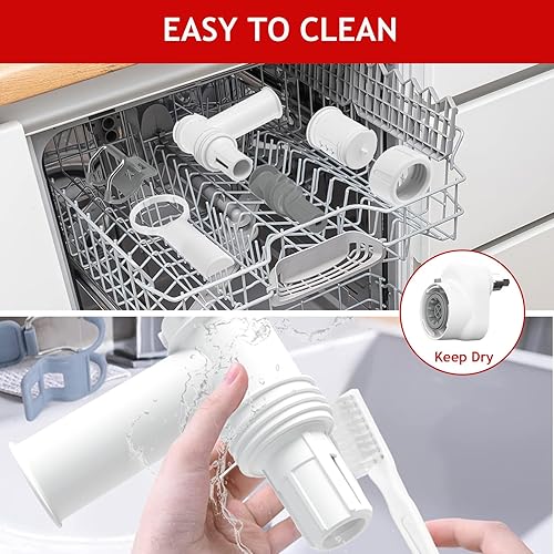 Miniatura 4 de Accesorio para hacer pasta para batidora de pie Kitchenaid con 6 formas diferentes de salida de pasta, accesorios y accesorios duraderos Kitchenaid,