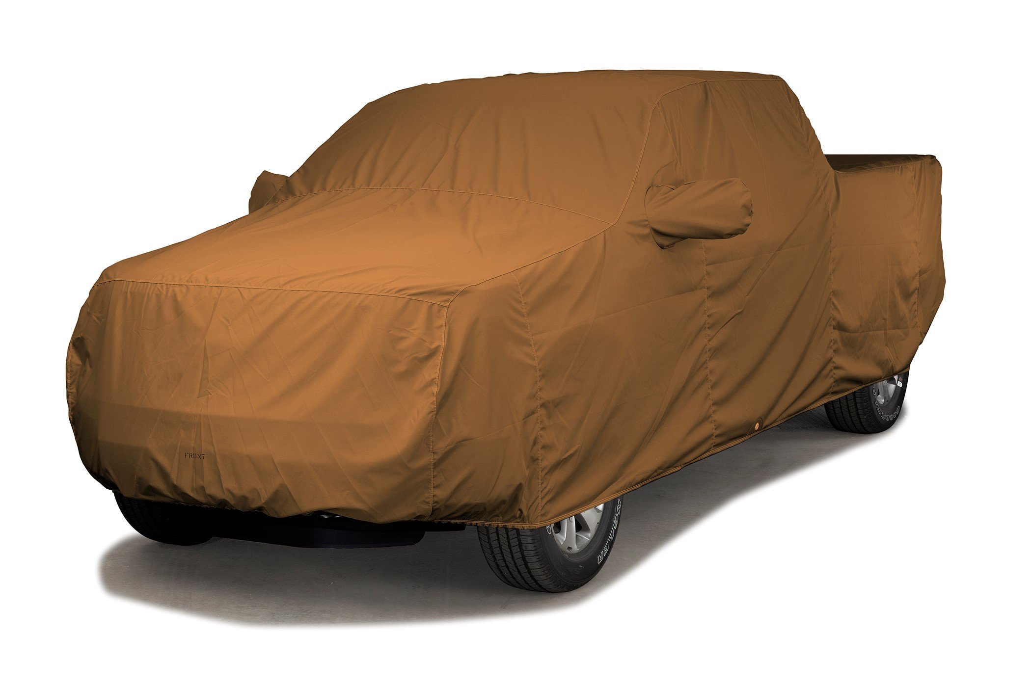 Covercraft Custom Fit Car Cover for Chevrolet Silverado 1500 - Sunbrella Series Fabric Toast