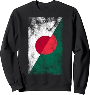 Japan & Bangladesh Flags - Japanese Bangladeshi Sweatshirt