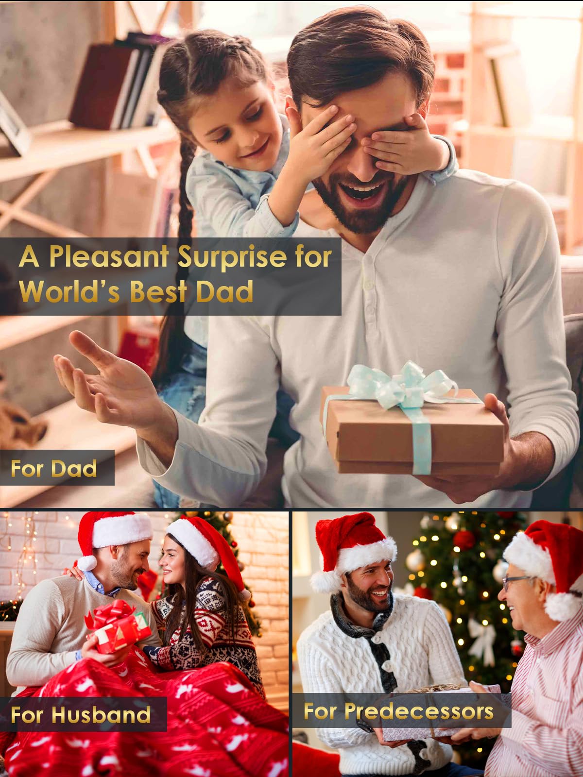 Regalos para hombres, relleno de calcetines de Navidad para él, martillo