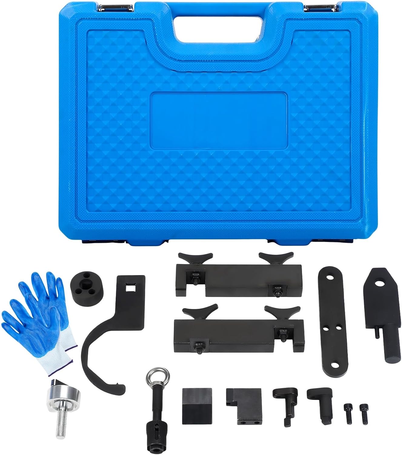 Camshaft Alignment Tool Kit Fit for Land Rover Jaguar Discovery 4 Range Rover Sport V8 5.0L V6 3.0L, Engine Timing Tool with Fuel Pump, Fuel Injector Remover Tool, 303-1445, 303-1448, 303-1452