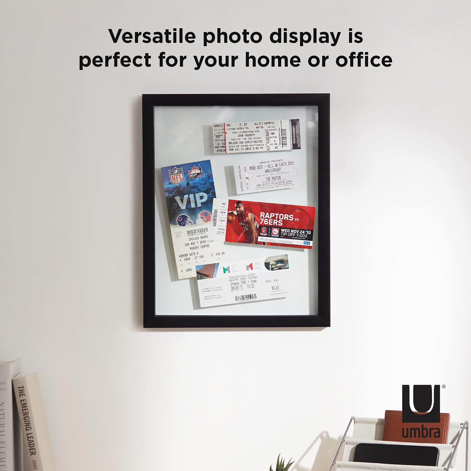 Umbra Document Frame 11x14 inch Modern Picture Frame Designed to