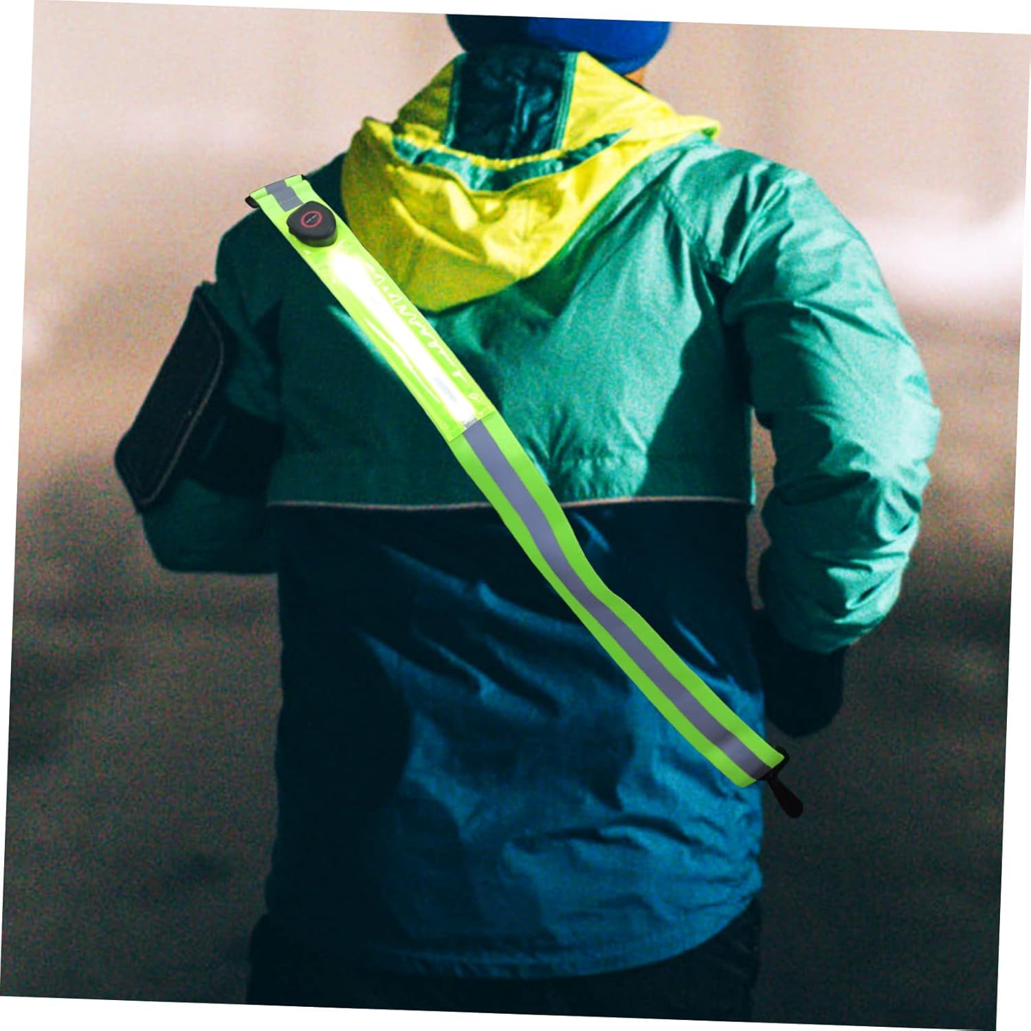 LED Reflective Belt Outdoor LED Lights Bike Neon Safety Running Night Reflective Bands Wristbands Strips