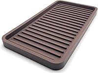 Vista 16 de Happitasa Bandeja organizadora de silicona para fregadero de cocina, soporte de esponja y protector de encimera, jabonera y bandeja dispensadora