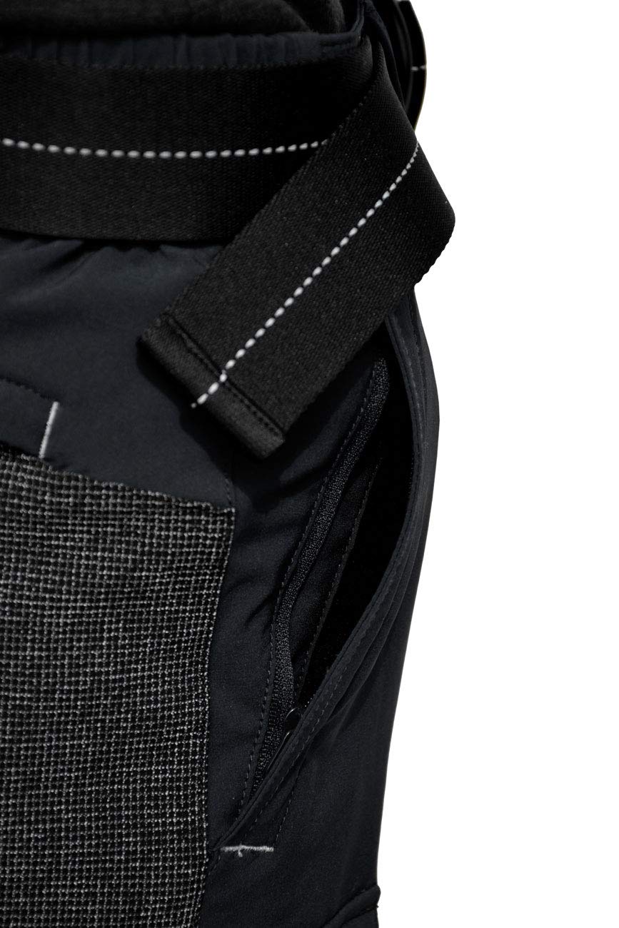 crazy4sailing Unisex Deck Segel-Bundhose – schnelltrocknend, 4‑Wege‑Stretch, UPF 40+, verstärkte Knie & Sitz, vielseitige Taschen & verstellbare Bundstruktur