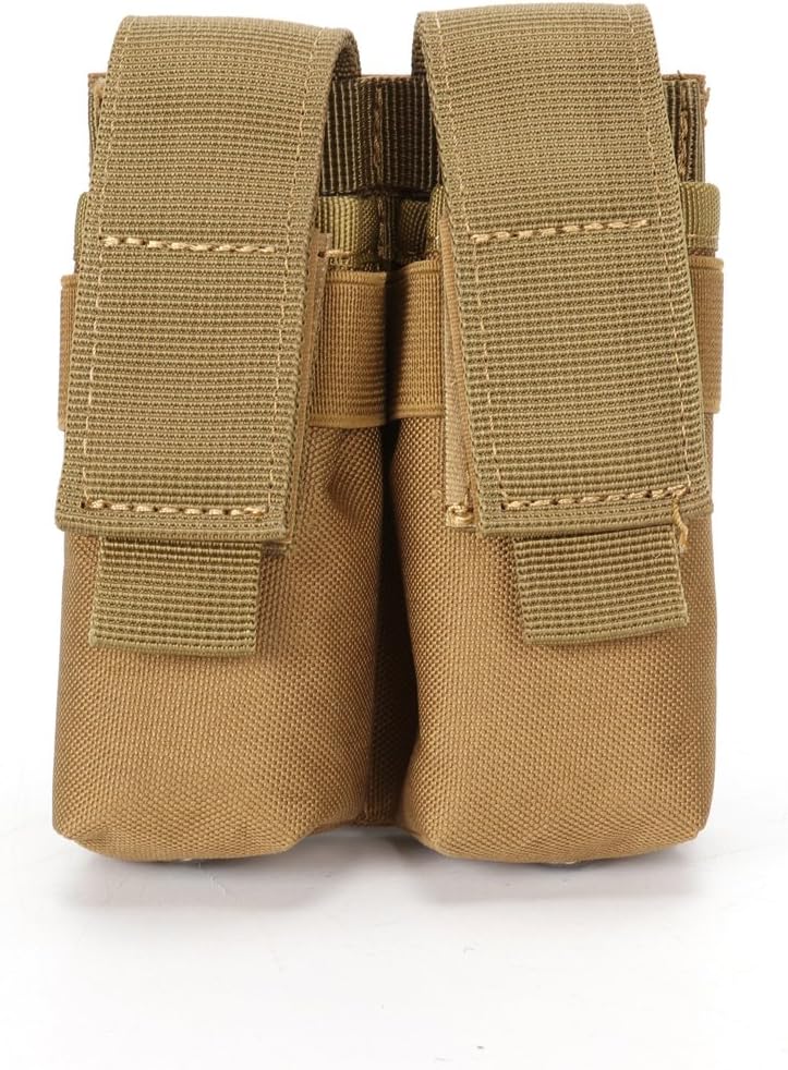 Tactical Double Pistol Magazine Pouch Mag Holder