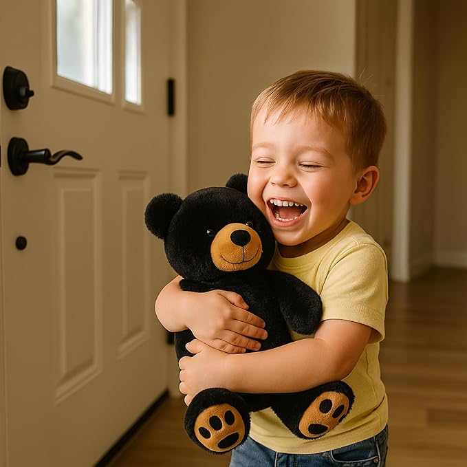 Osito de Peluche Negro WEIGEDU 12 pulgadas miniatura 6