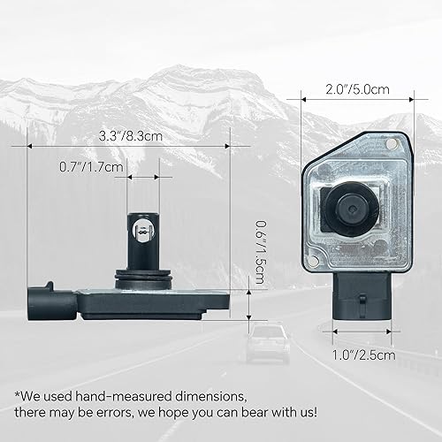 Miniatura 8 de Medidor de flujo de aire masivo MAF compatible con Buick Century Lesabre Regal Riviera Chevrolet Camaro Lumina Oldsmobile 88 Pontiac Bonneville y