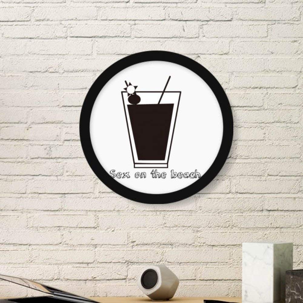 Cocktail Plage Art Prints Cadre Noir pour une Ambiance Vacances au Salon
