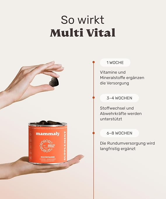 mammaly Multi Vital Multivitamin Complex with Lamb and Brewer's Yeast (up to 60 Days)