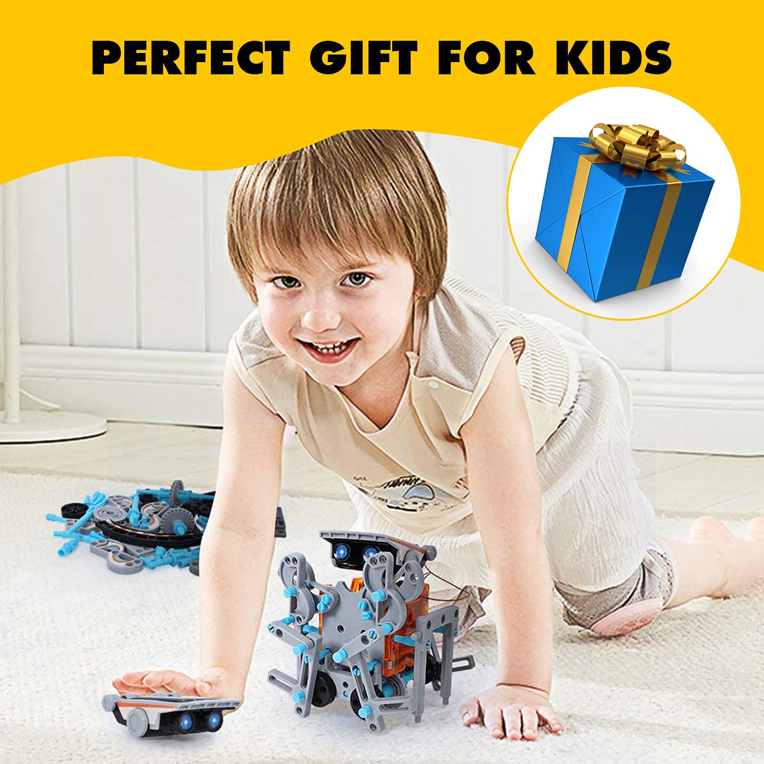 Buy LUCOBE 12in1 Robot Toys, STEM Solar Robot Kit for Boys & Girls