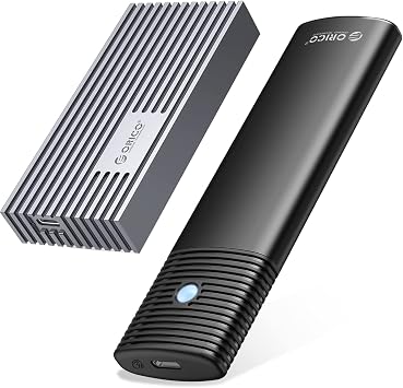 ORICO M.2 NVMe SSD Enclosure 40Gbps M.2 to USB-C Adapter for NVMe M-Key 4TB SSD 2280, Aluminum M2 External SSD Case, Compatible with Thunderbolt 3/4 USB3.2/3.1/3.0/Type C