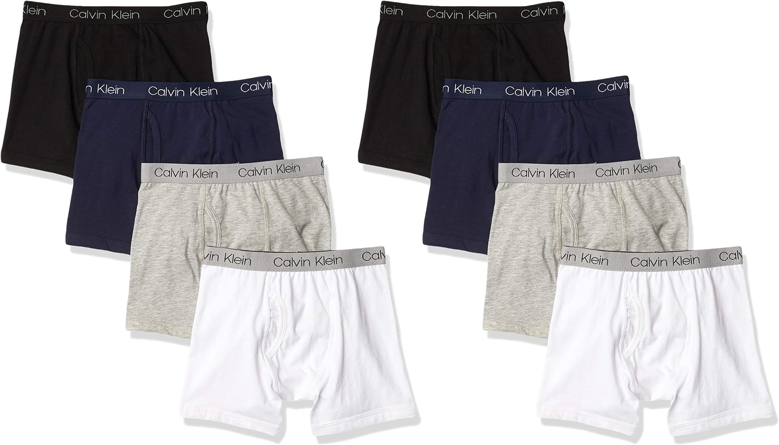 Kids Boys' Modern Cotton Boxer Brief Underwear 8-Pack