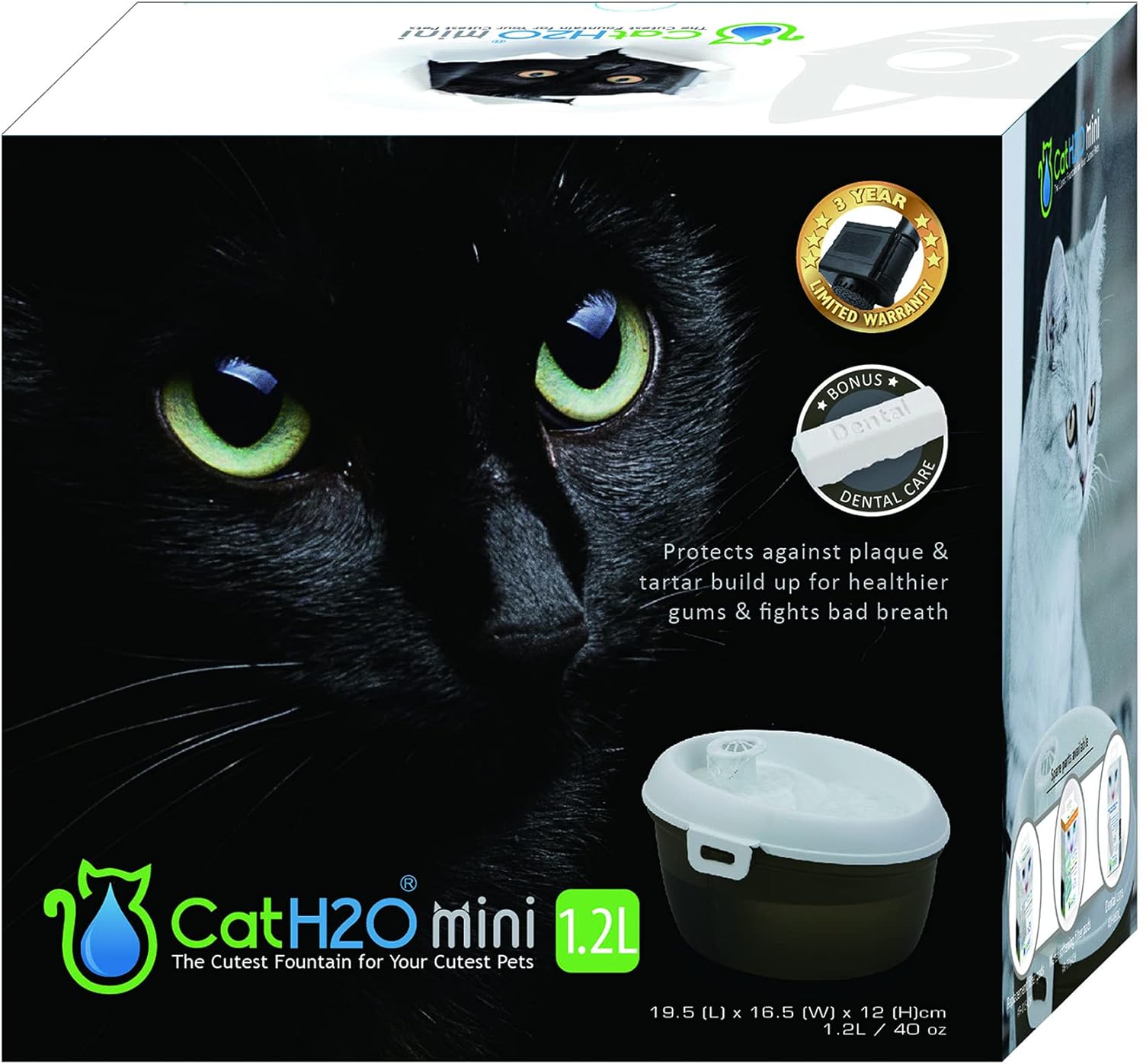 Cat Water Fountain Kmart Cat H2O Mini Pet Fountain 40oz Capacity