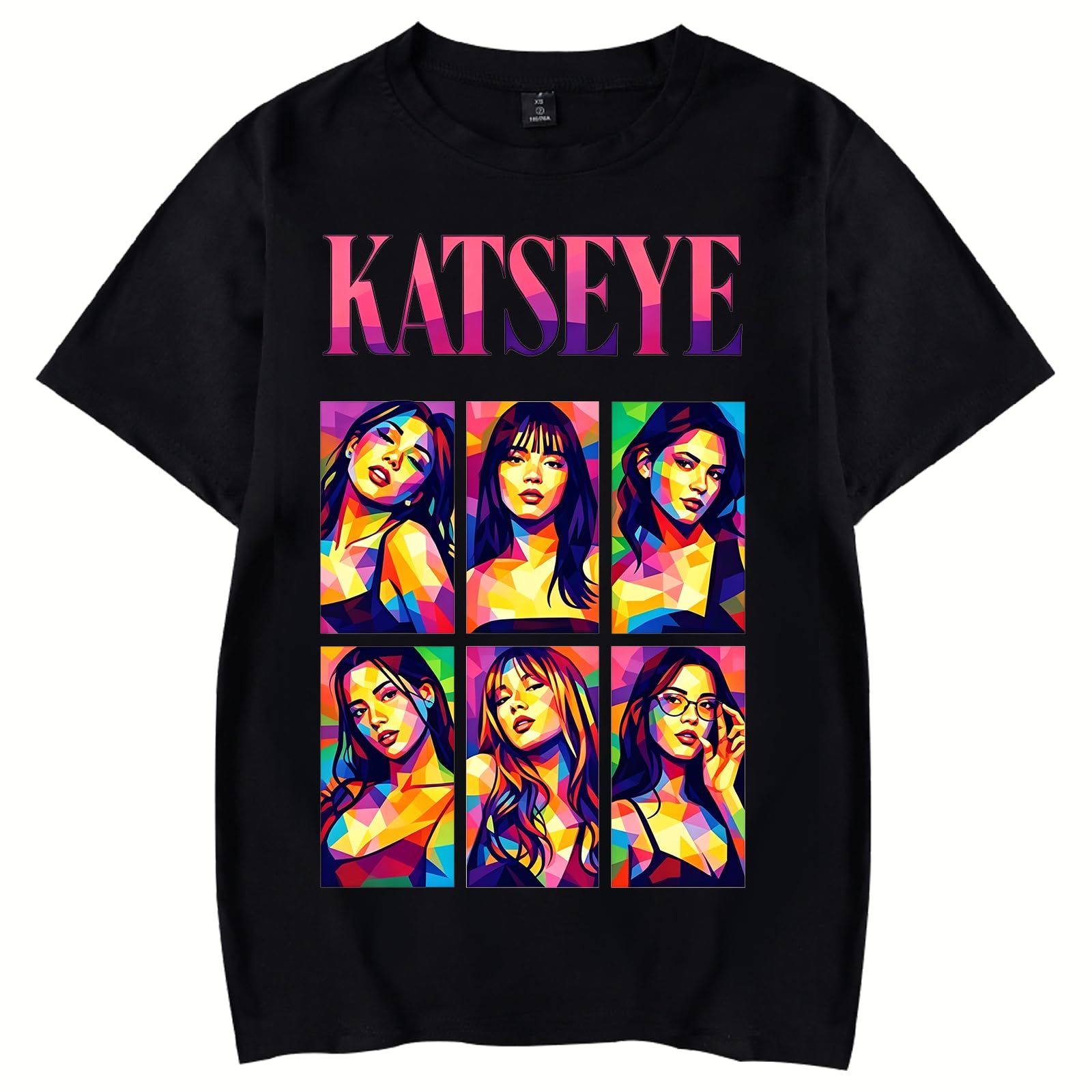 Katseyes Tour Merch Shirt Fashion Graphic Tees Print Tshirts for Fans