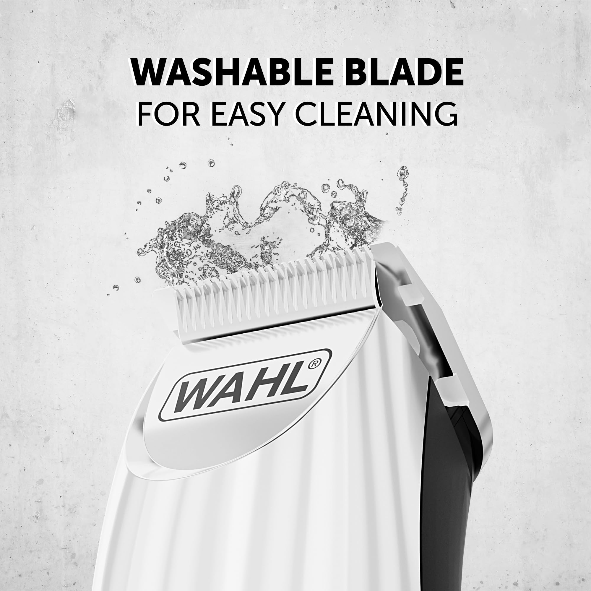 Wahl Tondeuse à barbe Colour Trim - Peignes de guidage innovants à code couleur - 240 minutes d'autonomie - Chargeur USB - Idéal pour la salle de sport et les voyages - Lames affûtées avec précision