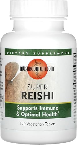 Mushroom Wisdom Súper extracto, Reishi, 120 unidades
