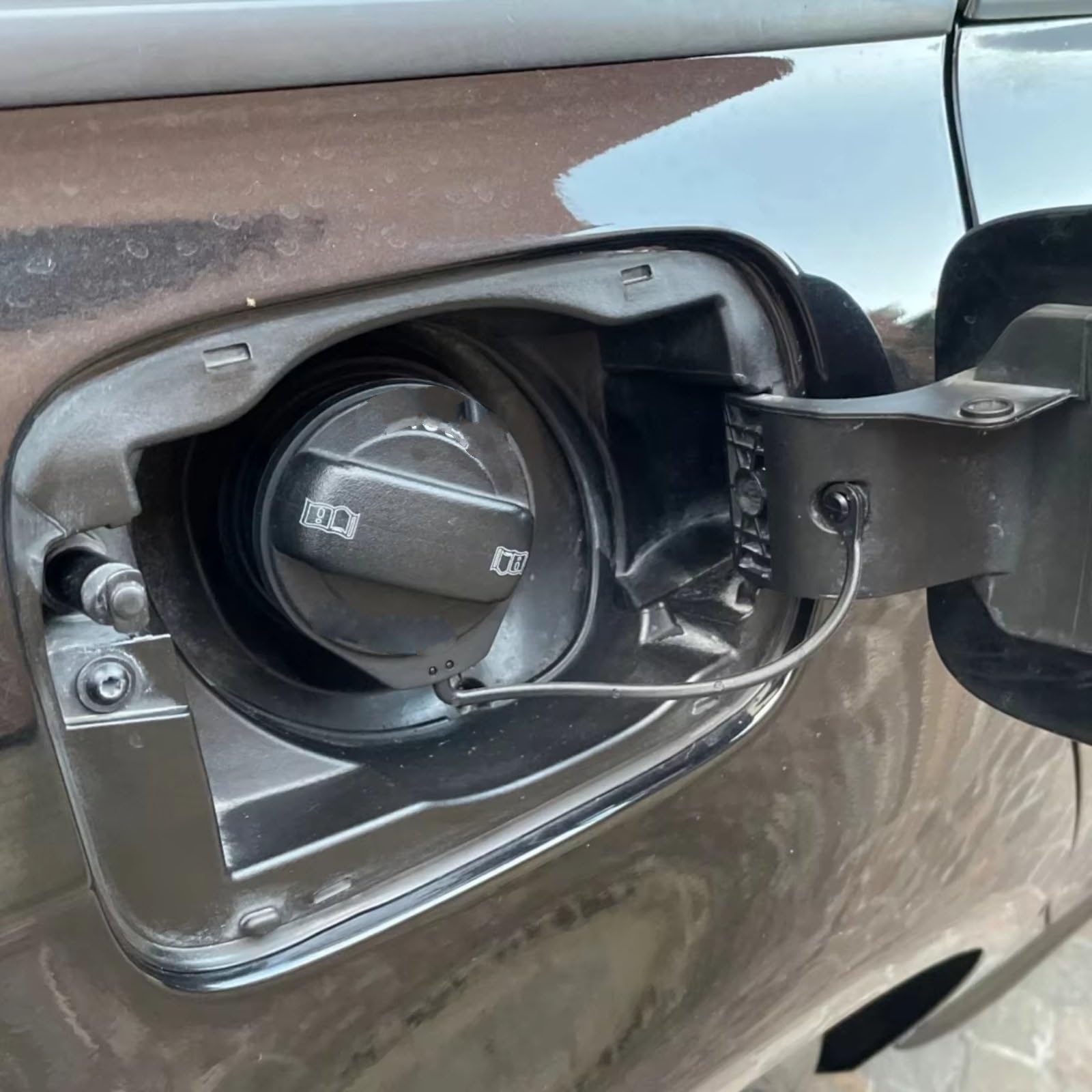 Compatible Con A2 A1 A3 A4 A5 A6 A7 A8 Q3 Q5 Q7 Tapa Depósito Combustible Tapa Depósito Cable Banda Cuerda Accesorios Para Coche OEM: 180201556 Línea tapa tanque Correa(Size2)
