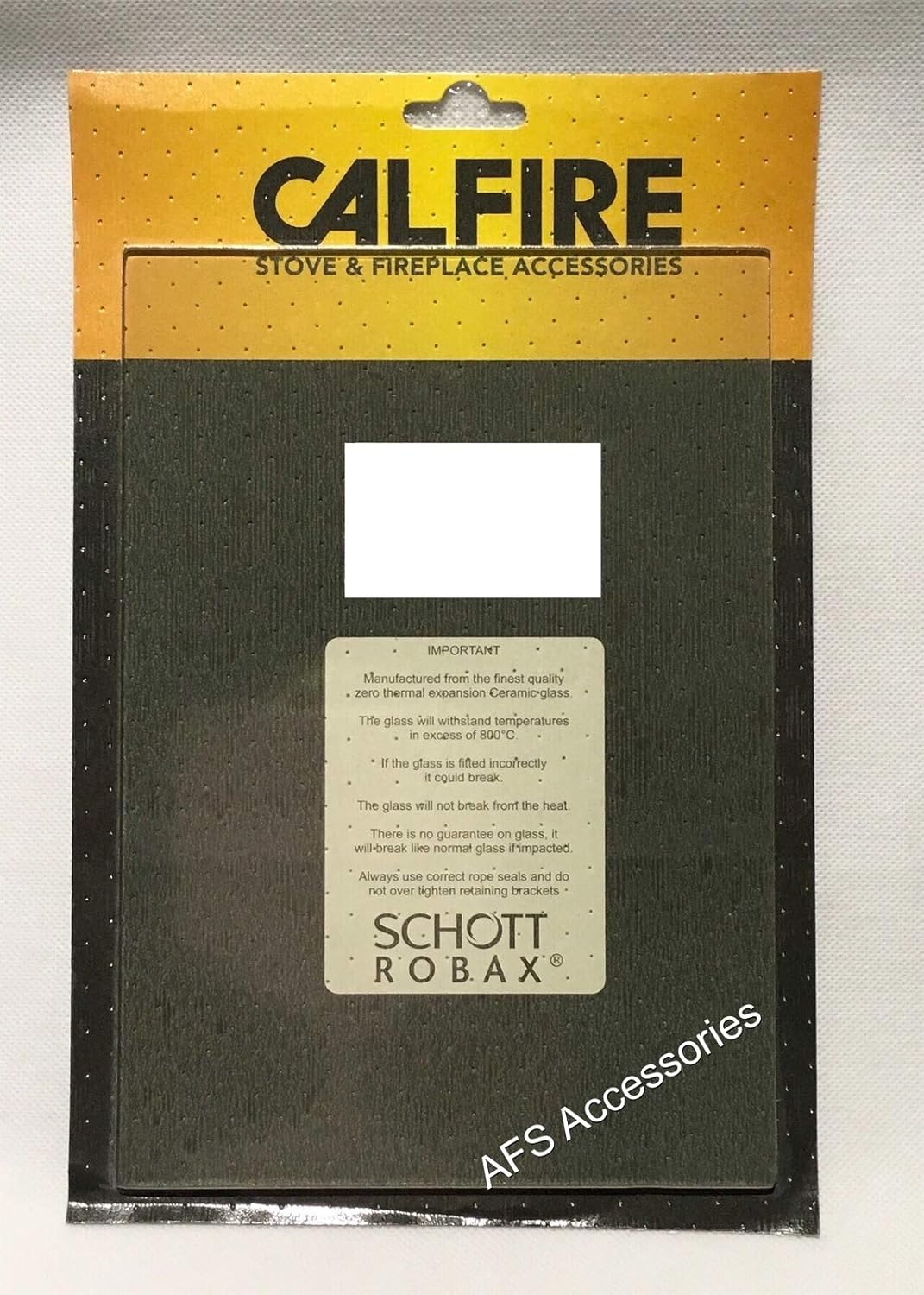 Stovax Sheraton Replacement HD Stove Glass Clear G251185 Amazon