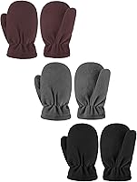 Vista 1 de SATINIOR - Guantes de forro polar para niños (3 pares)