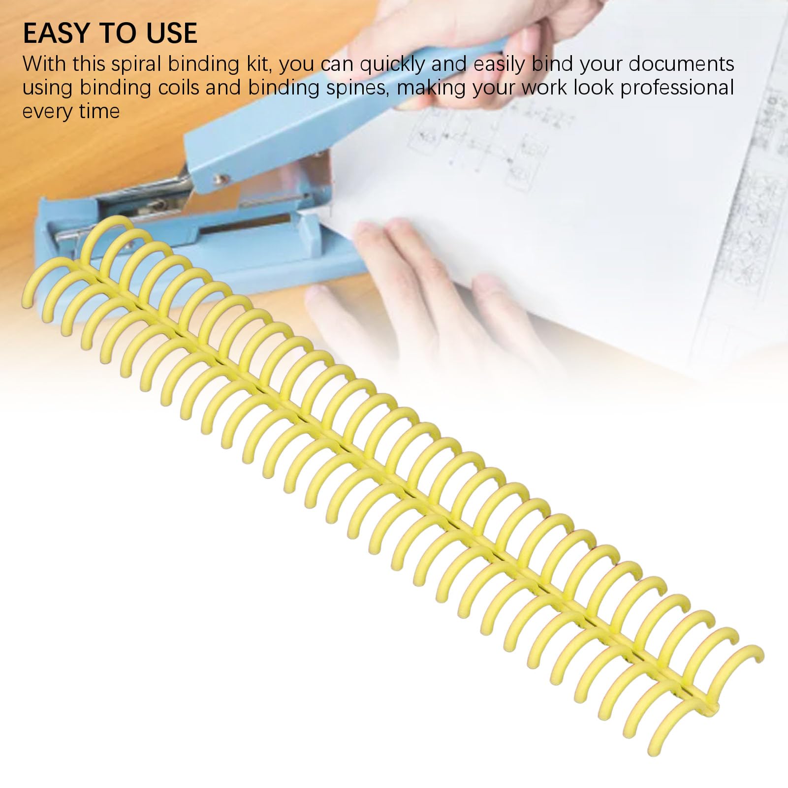 Mxzzand Peigne De Reliure Peigne à Reliure En Plastique, 10 Pièces, 19mm, 30 Anneaux, Capacité De 150 Materiel Plastifieuse - Beaux-Arts Et Loisirs Créatifs