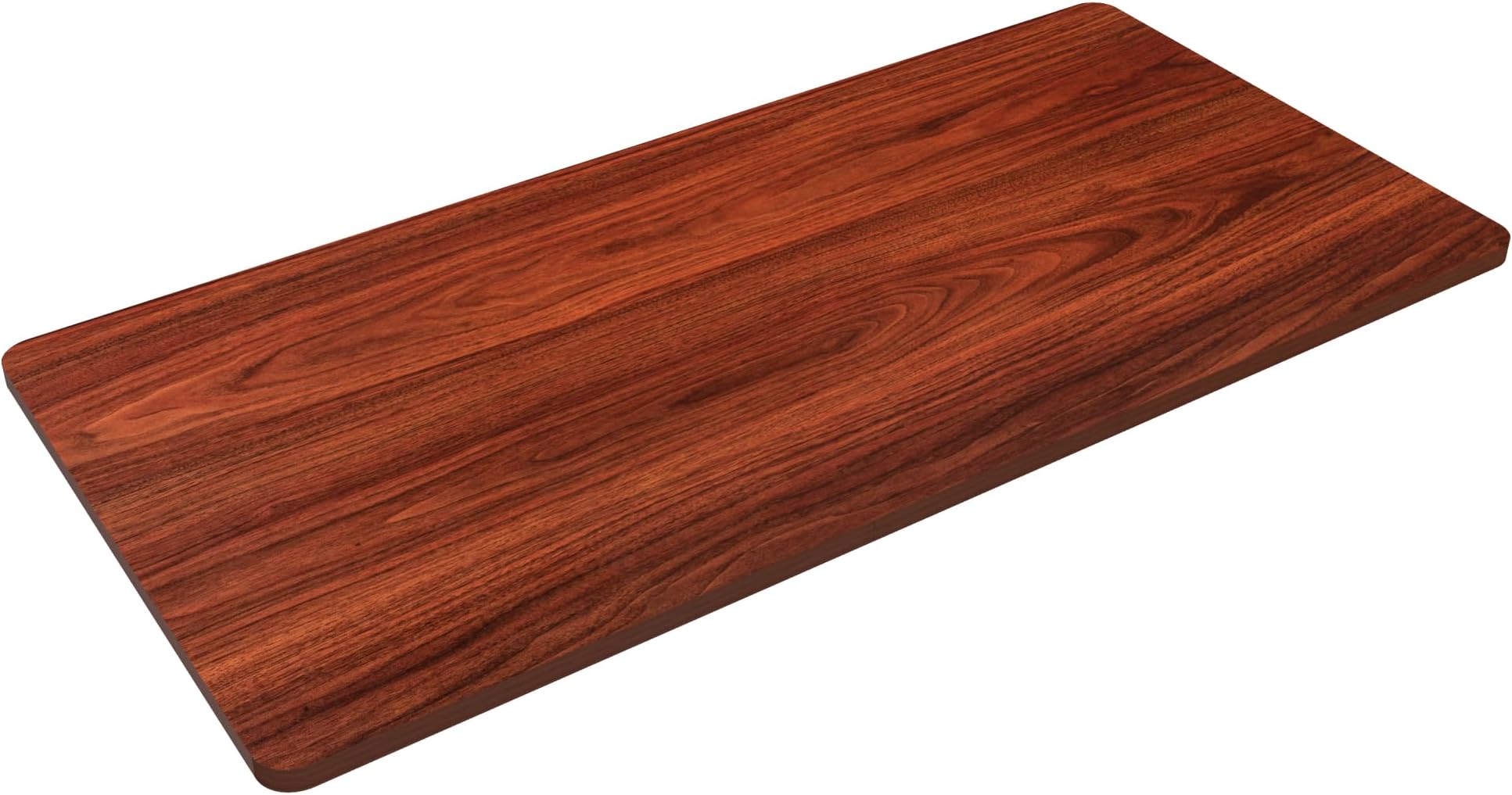 Whole Piece 48"x24" Desktop 1" Thickness Height Adjustable Desk Rectangular Tabletop Mahogany Board (48INCH Mahogany Top)