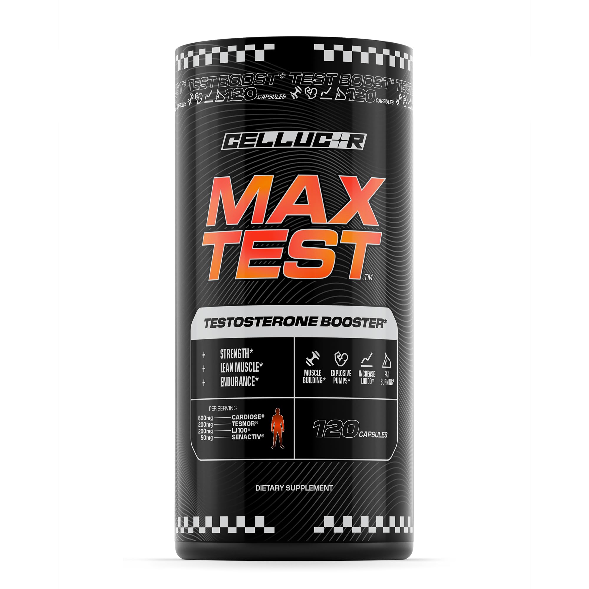 Cellucor Max Test Testosterone Booster, 120 Capsules