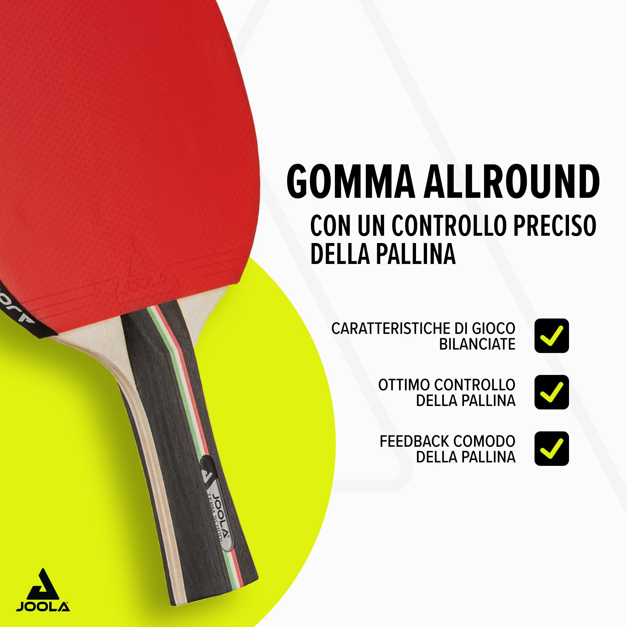 JOOLA Set di Racchette da Ping Pong TEAM SCHOOL