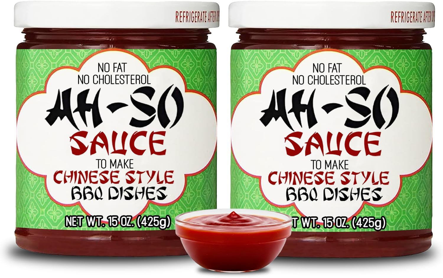 Ah-So Chinese Rib Sauce – 2 Pack (2 × 11 oz Jars) | Sweet & Tangy Chinese-Style Spare Rib Marinade & Glaze for Pork, Chicken & Wings; Classic Takeout BBQ Flavor.