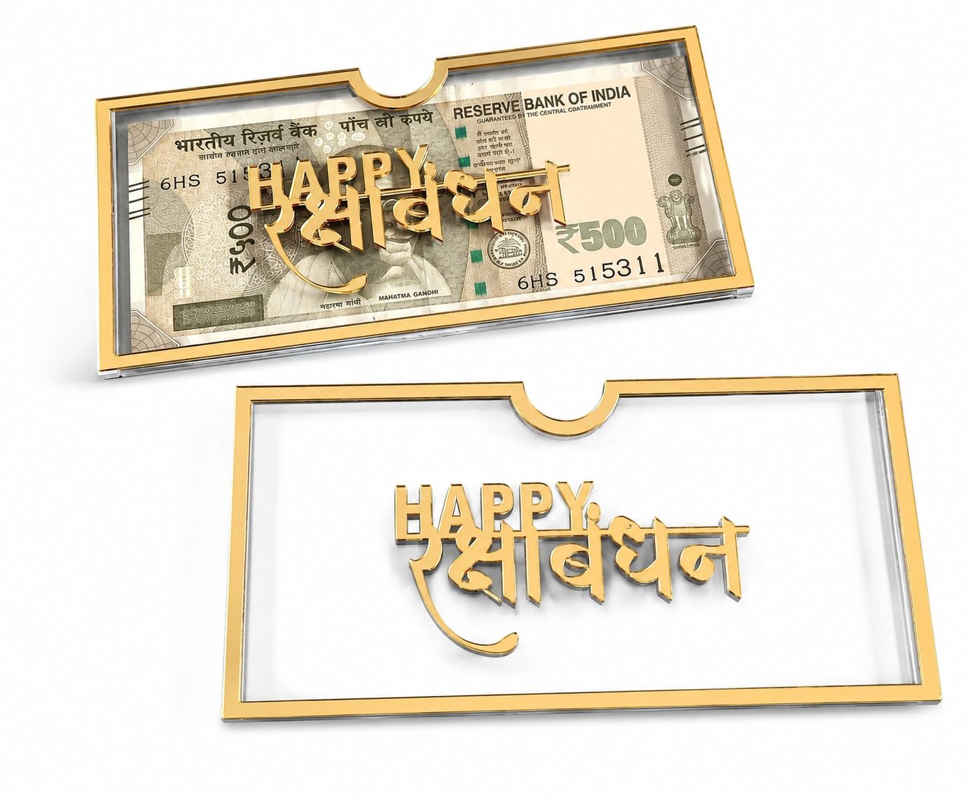 Shagun Note Envelope for Raksha Bandhan | Premium Transparent Cash Gift for Brother & Sister | Festive Gift Envelope-image-42