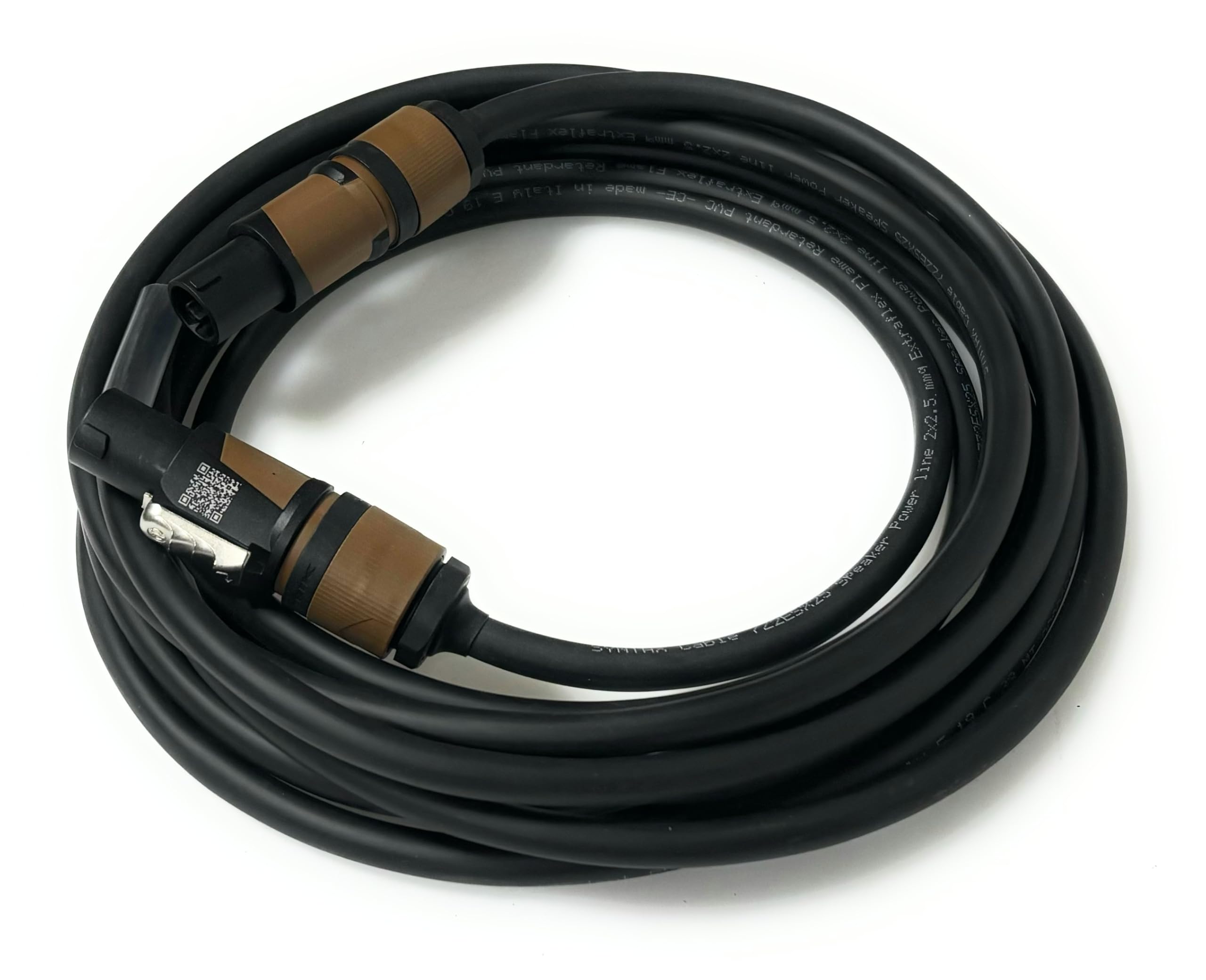 DG Systems - Cavo Speakon 2P con Neutrik NL2FXX e cavo Syntax 7Z2SX25, Tour Grade - Made in Italy (15 mt)