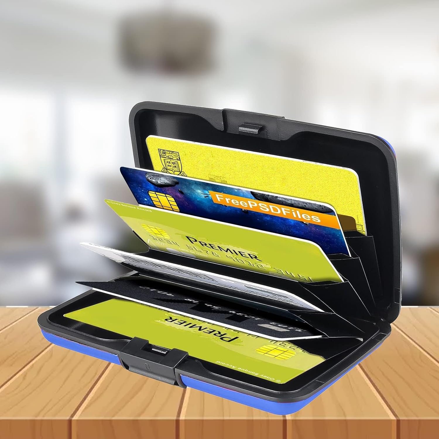 RFID Blocking Credit Card Holder, Card Protector, Aluminium