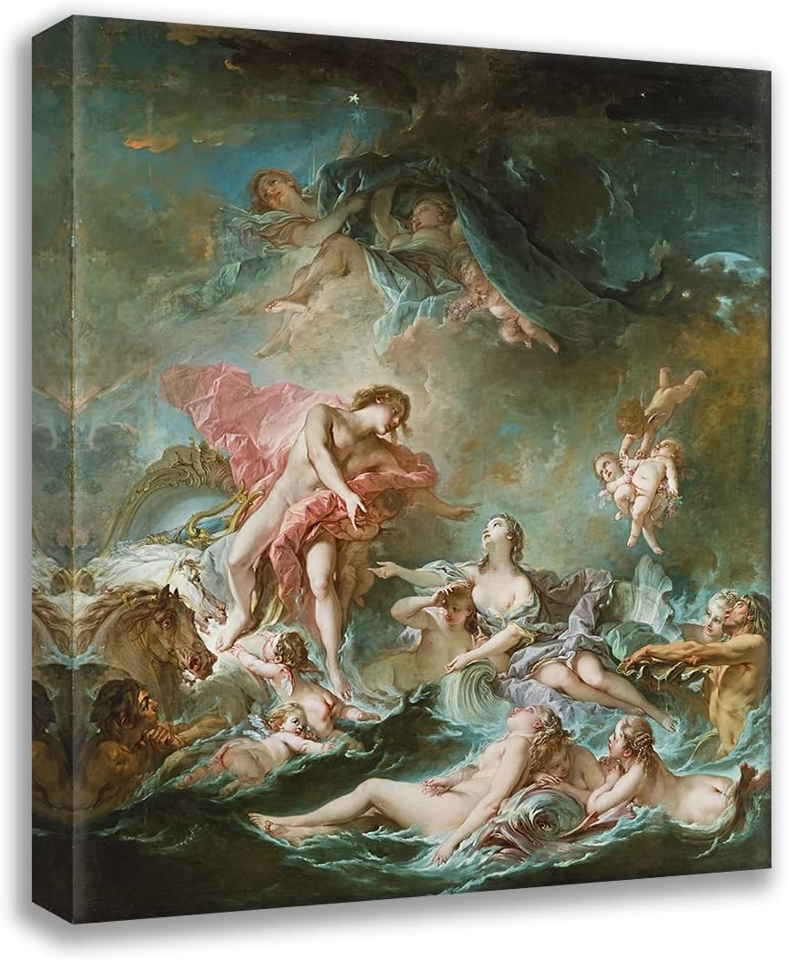 ArtDirect The Setting of the Sun (1752) 8x10 UnFramed Museum Art Print Poster Ready for Framing by François Boucher (French, 1703-1770)