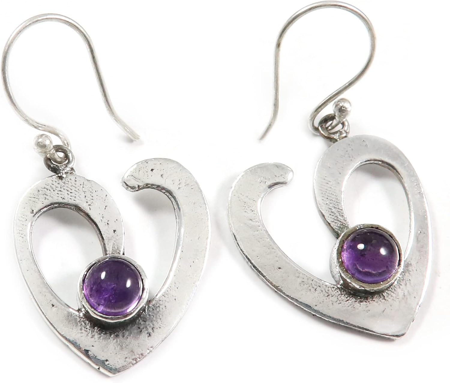 Goyal Exports 925 Sterling Silver Lapis Lazuli Silky Moonstone Amethyst Opal Lab-Created Gemstone Silver Stud Earring Handmade Jewelry SEG123