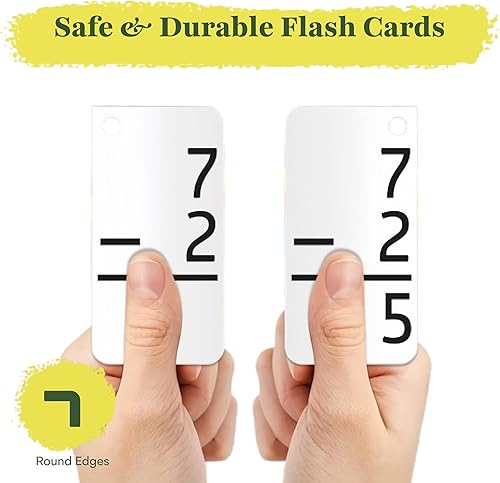 Vista 18 de Star Education Tarjetas de sumas, 0 a 12 (todos hechos, 169 tarjetas) con dos anillos por Star EducationTM