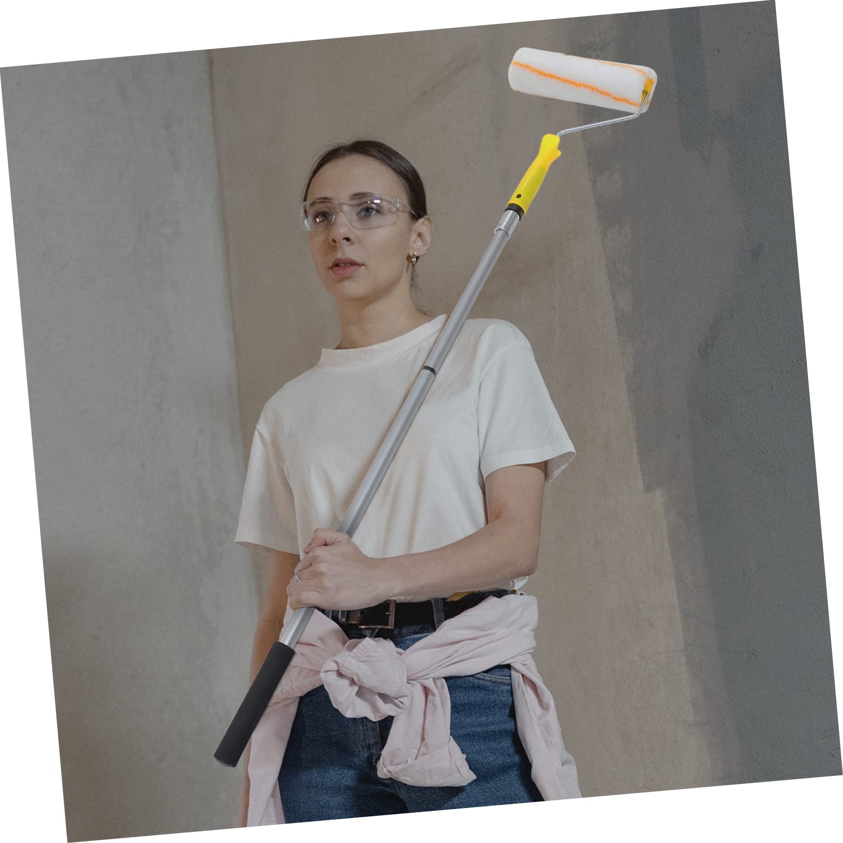DOITOOL Rodillo De Pintura Brocha De Rodillo Práctico Para Principiantes y Profesionales