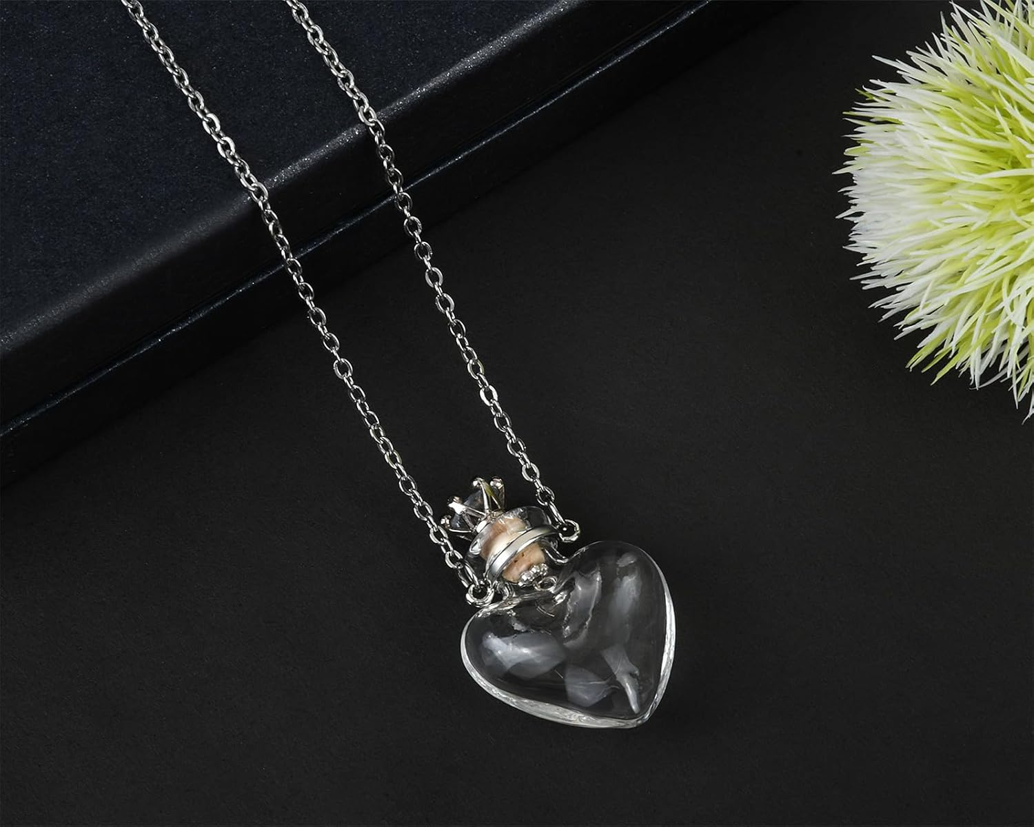DISTINCTIVE STYLE Vial Necklace Heart Shaped Nepal Ubuy