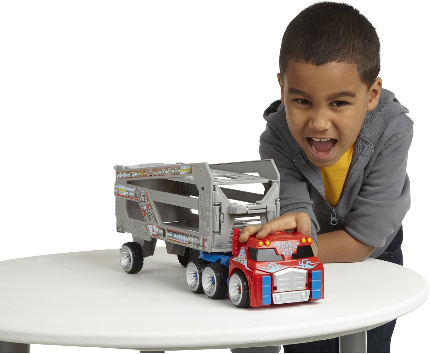 Playskool Heroes Transformers Rescue Bots Optimus Prime Rescue Trailer