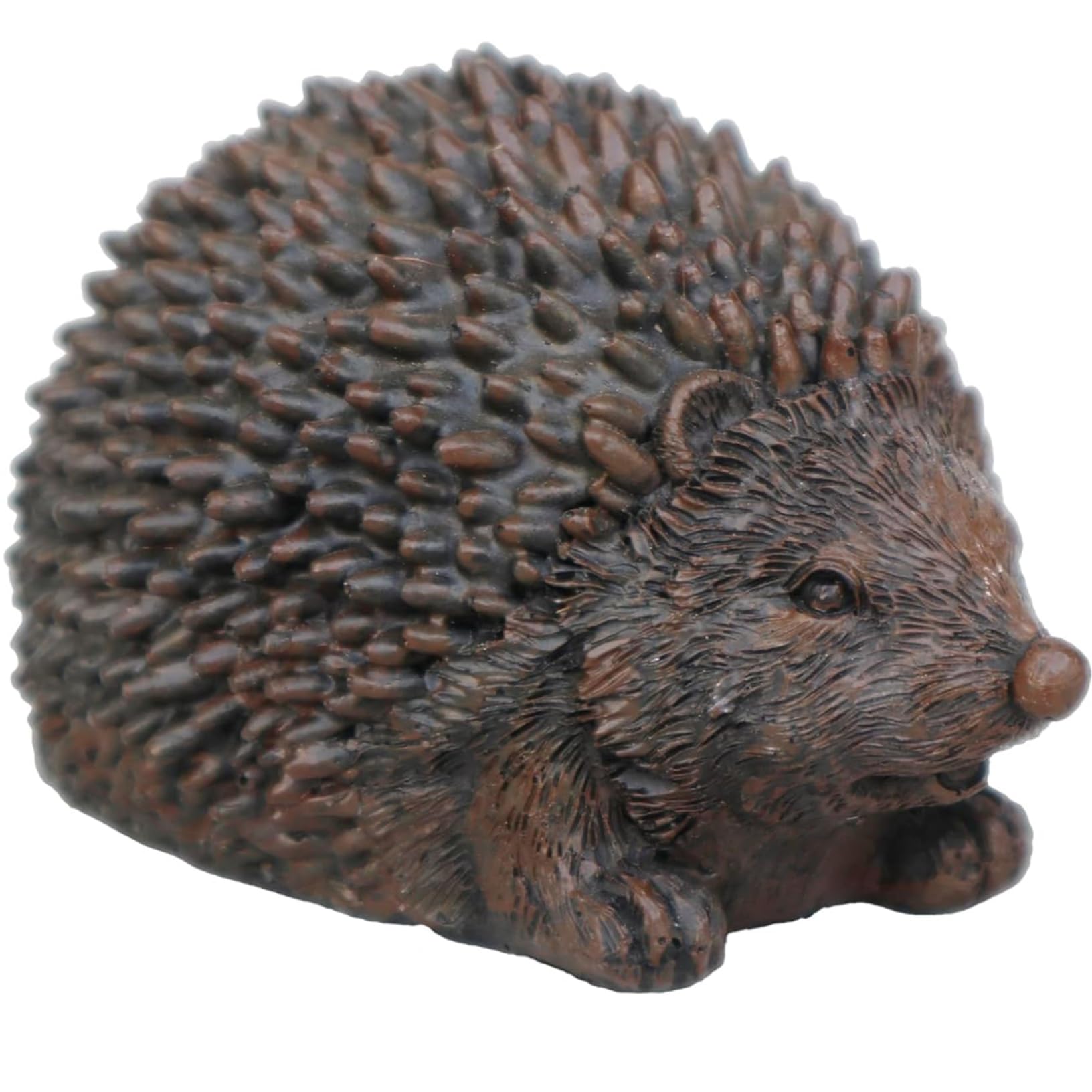 Beahing Hedgehog Spare Key Hider, -Shaped Hide A Key Resin Hidden Holder Weather Resistant 4.5X3.2x2.8in Decorative For Outdoor Yard Garden
