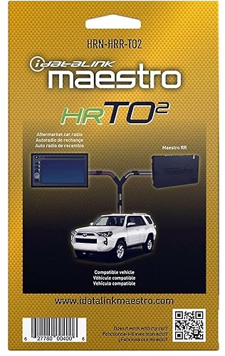 Miniatura 4 de Idatalink Maestro HRN-HRR-TO2 - Arnés de repuesto para radio Plug and Play para Toyota compatible (2012-2021)