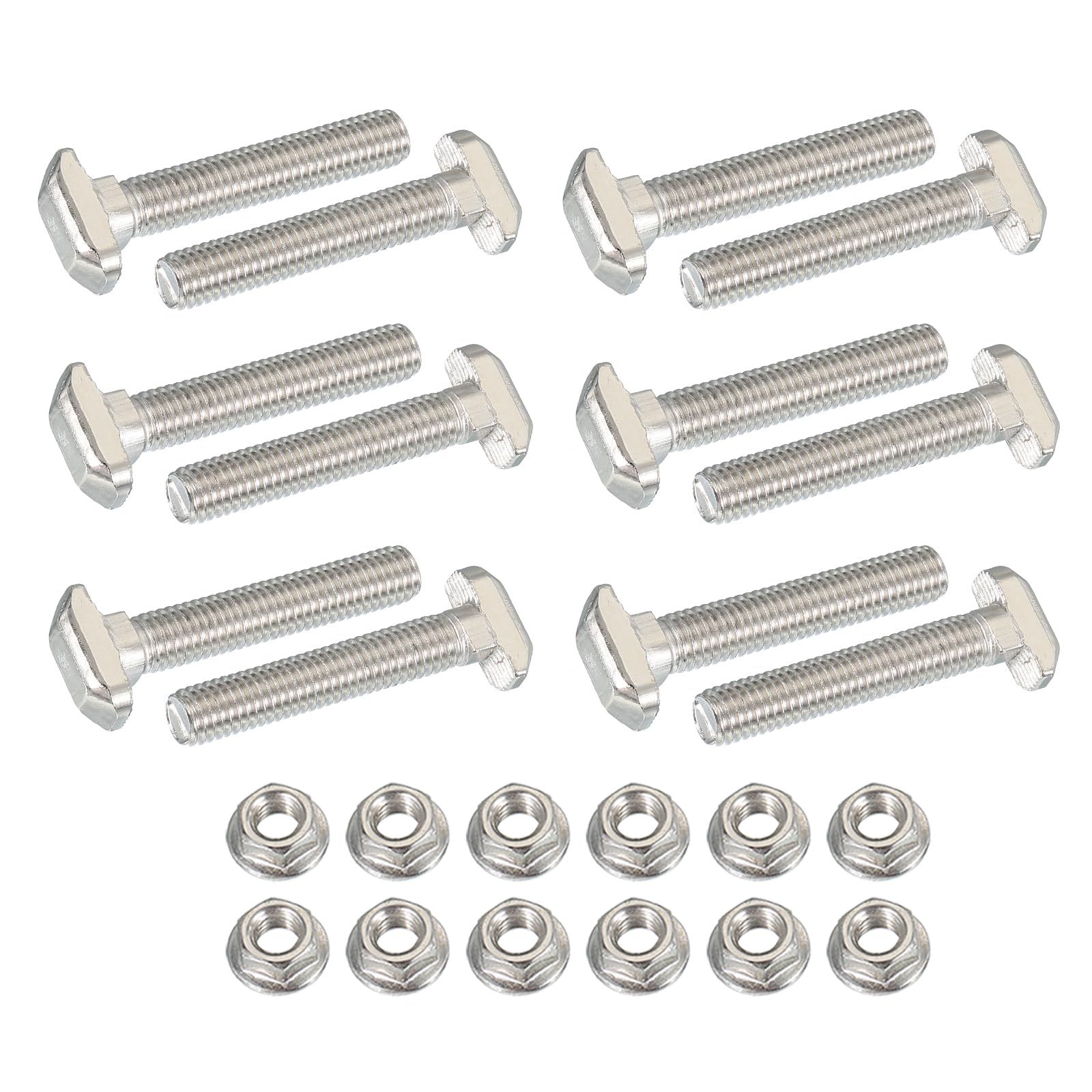 PATIKIL M8 x 43 mm T-Slot Bolts