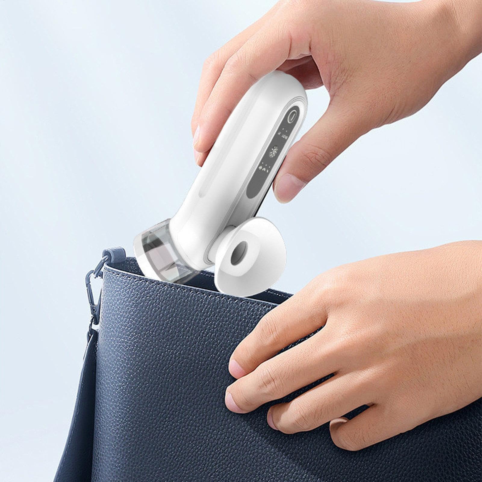 Nano Eye Mist Steam Sprayer, Handheld Rechargeable Eye Drop Mister, Small Eye Drops Steamer with Warm Compress, Steam Therapys wand for Relief Dry Eyes, Eye Treatments