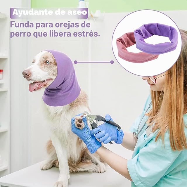 Foto 5 de 6 de TRKETK 2 Piezas Orejeras de Aseo para Perros Protección contra el Ruido