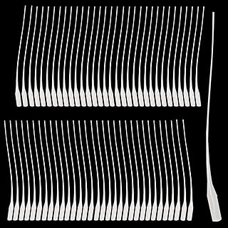 HAPY SHOP 600 Pcs Glue Micro-Tips Plastic Glue Extender Precision Applicator Micro Glue Tips for Crafting, Lab Dispensing,Adhesive Dispensers,4.7 Inch