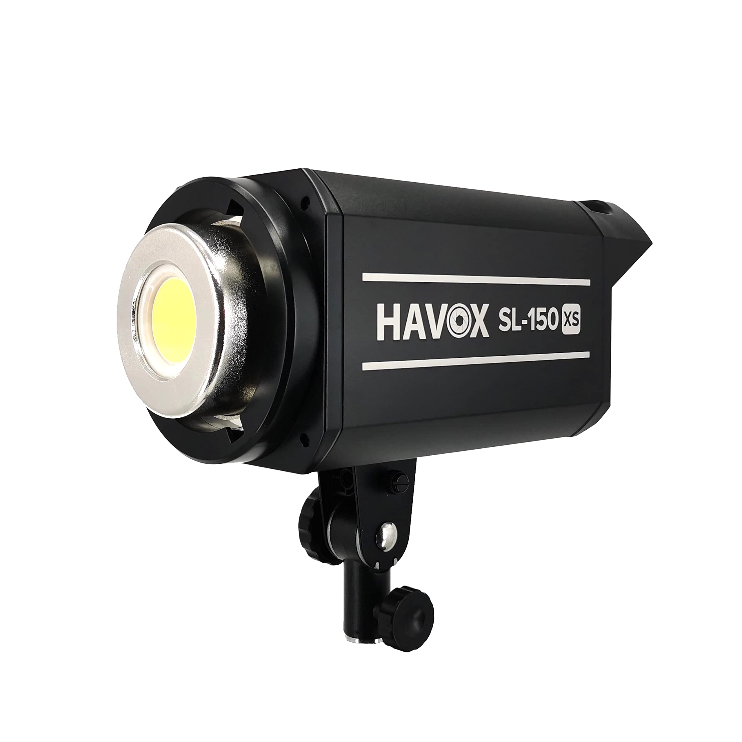 HAVOX SL-150XS Linterna - Luz continua 150W Photo Video 5600K - CRI97+ / TLCI97+ / Montura Bowens - Iluminación profesional con pantalla digital