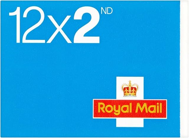 60 New Royal Mail 2nd Second Class Stamps 5 Booklets Letter Stamp Self Adhesive