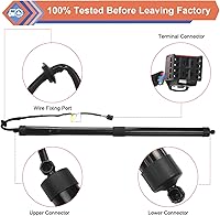 Vista 5 de ZONFANT Un par de choques eléctricos del puntal de la ayuda de la puerta trasera trasera de la puerta trasera compatible con Land Rover Vehicle
