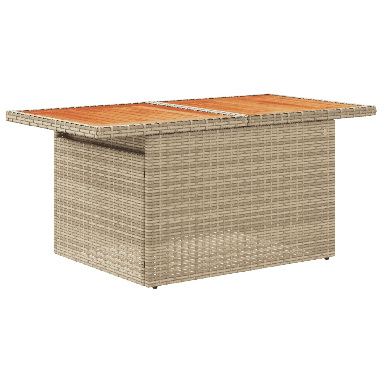 Lechnical Set Divano da Giardino 8 pz con Cuscini Beige in Polyrattan,Set di Conversazione per Patio,Set Salotto da Esterno,Set Divano da Giardino Esterno-3275943
